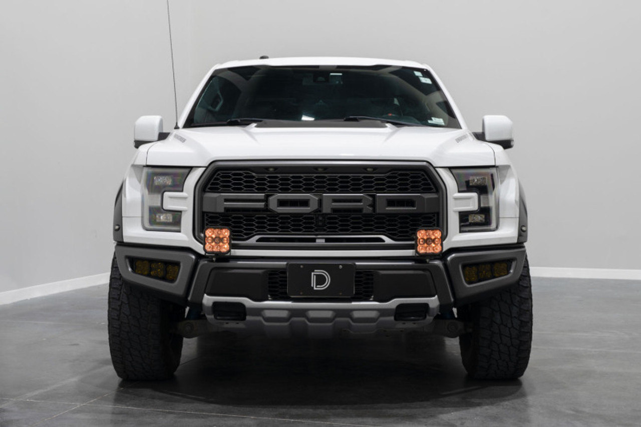 Diode Dynamics 17-20 Ford Raptor SS5 Bumper LED Pod Light Kit - Yellow Pro Combo - DD7349