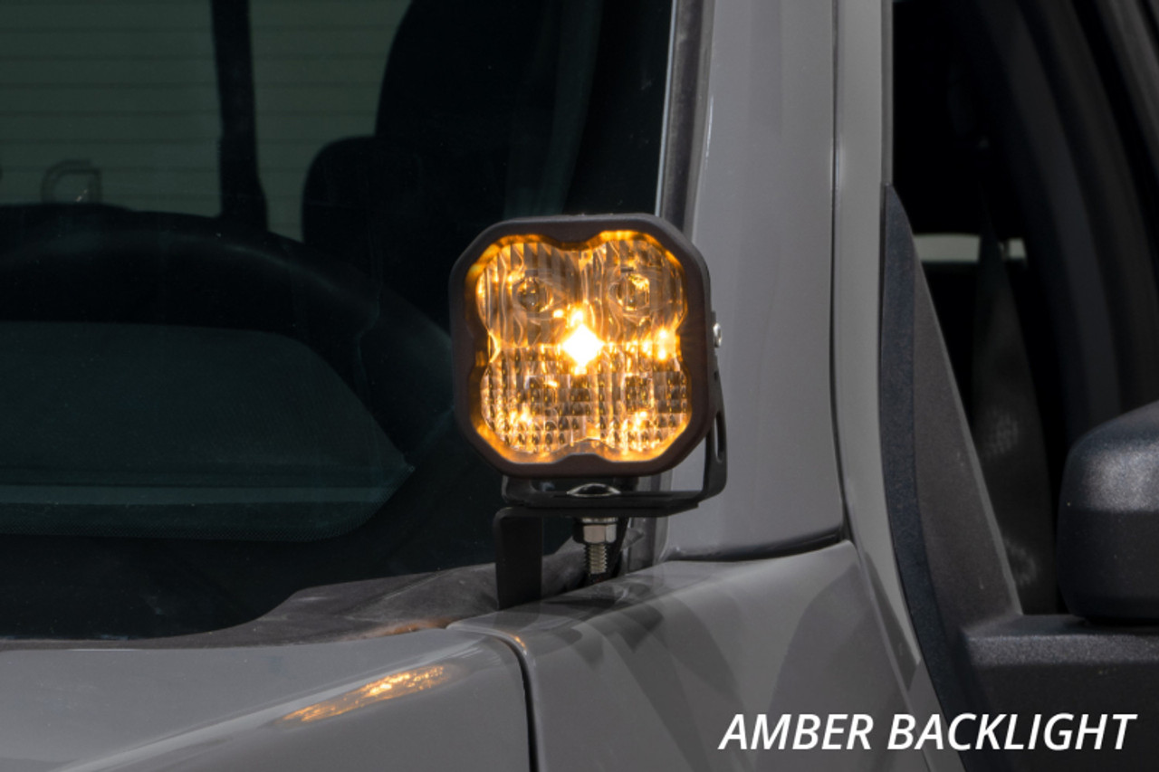 Diode Dynamics 21-22 Ford F-150 SS3 Stage Series Backlit Ditch Light Kit - Sport Yellow Combo - DD7370
