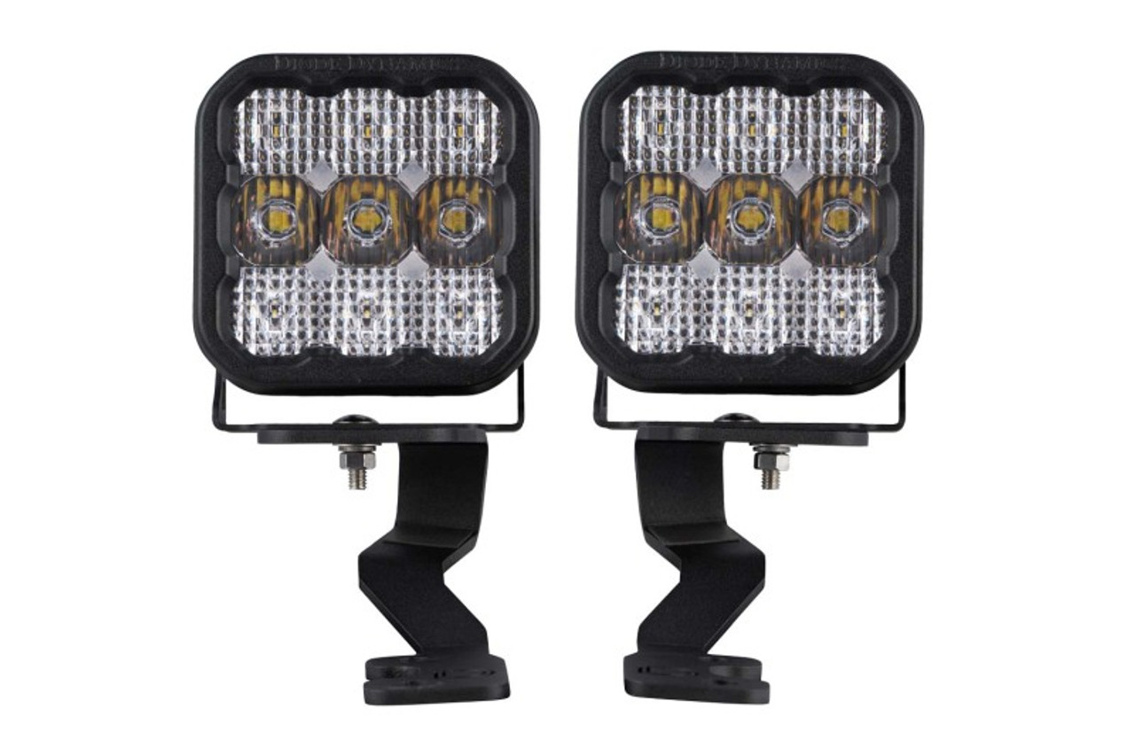 Diode Dynamics 2022 Toyota Tundra SS5 Sport Stage Series Ditch Light Kit - White Combo - DD7397