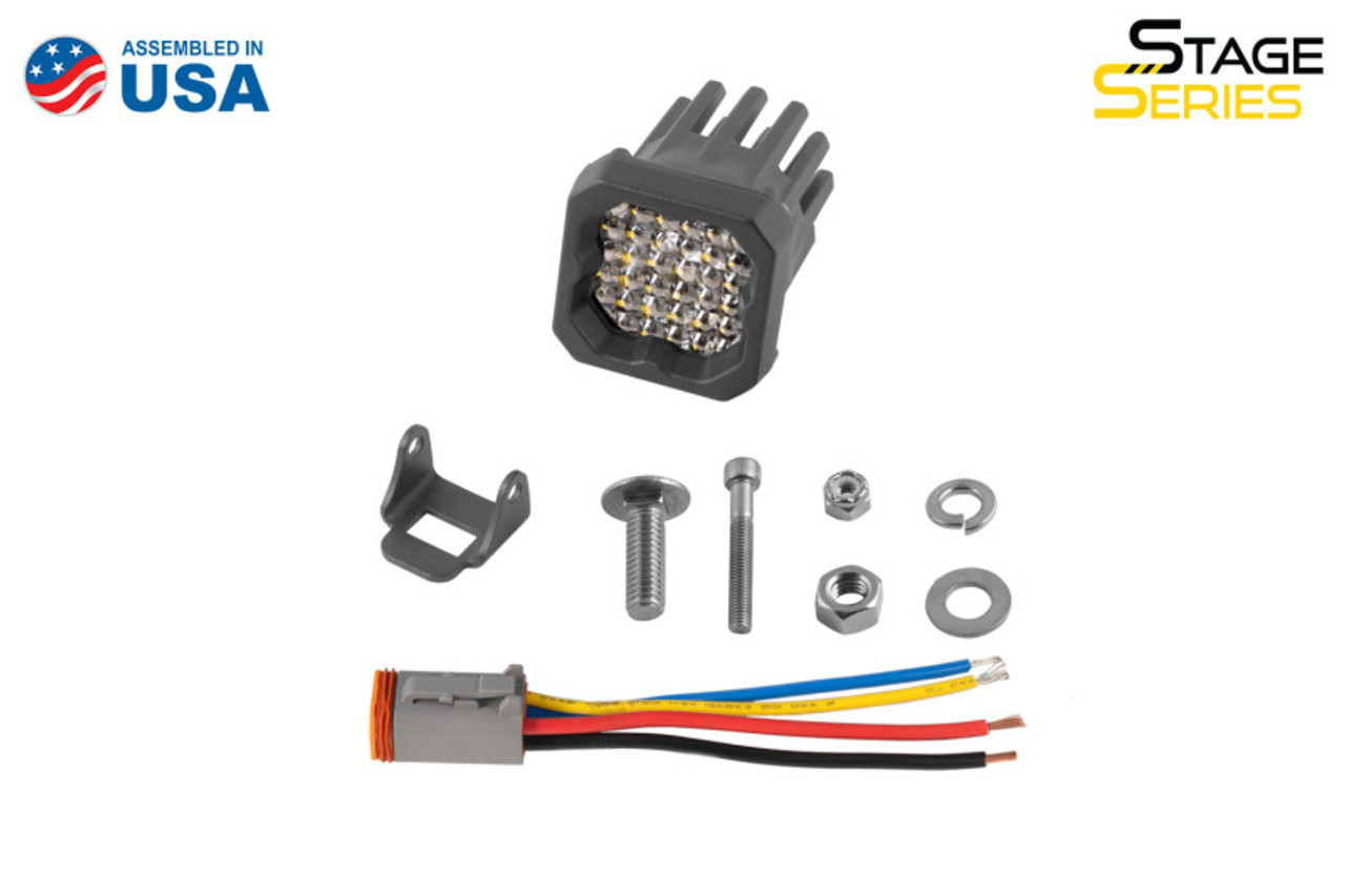 Diode Dynamics Stage Series C1R - White Flood Standard LED Pod (one) - DD7423S