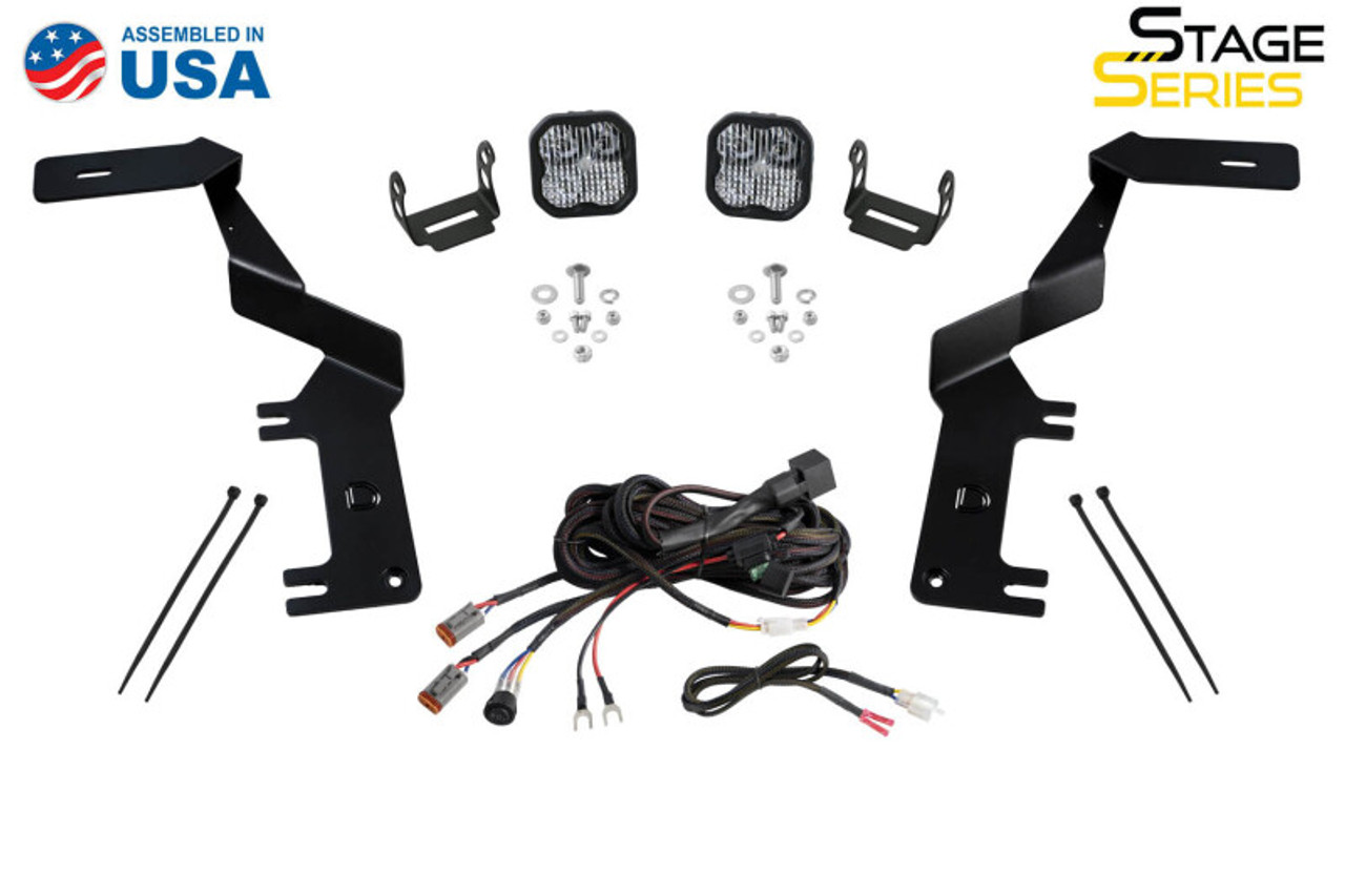Diode Dynamics 17-22 Ford Super Duty Stage Series Backlit Ditch Light Kit - DD7559