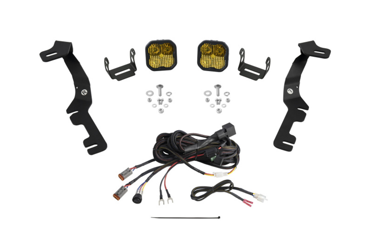 Diode Dynamics Stage Series Ditch Light Kit for 2019-Present Ram SS3 - Sport Yellow Combo - DD7600