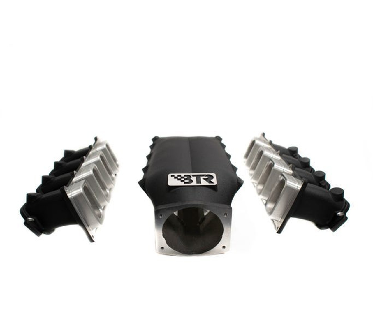 BTR Trinity Intake Manifold w/o Inejctor Holes CNC Runners - Black - LT1