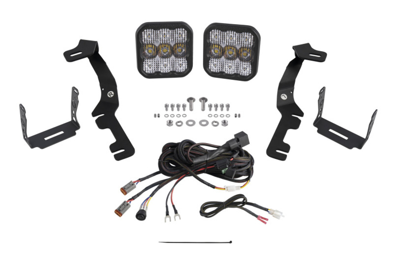 Diode Dynamics Stage Series Ditch Light Kit for 2019-Present Ram SS5 Sport - White Combo - DD7603