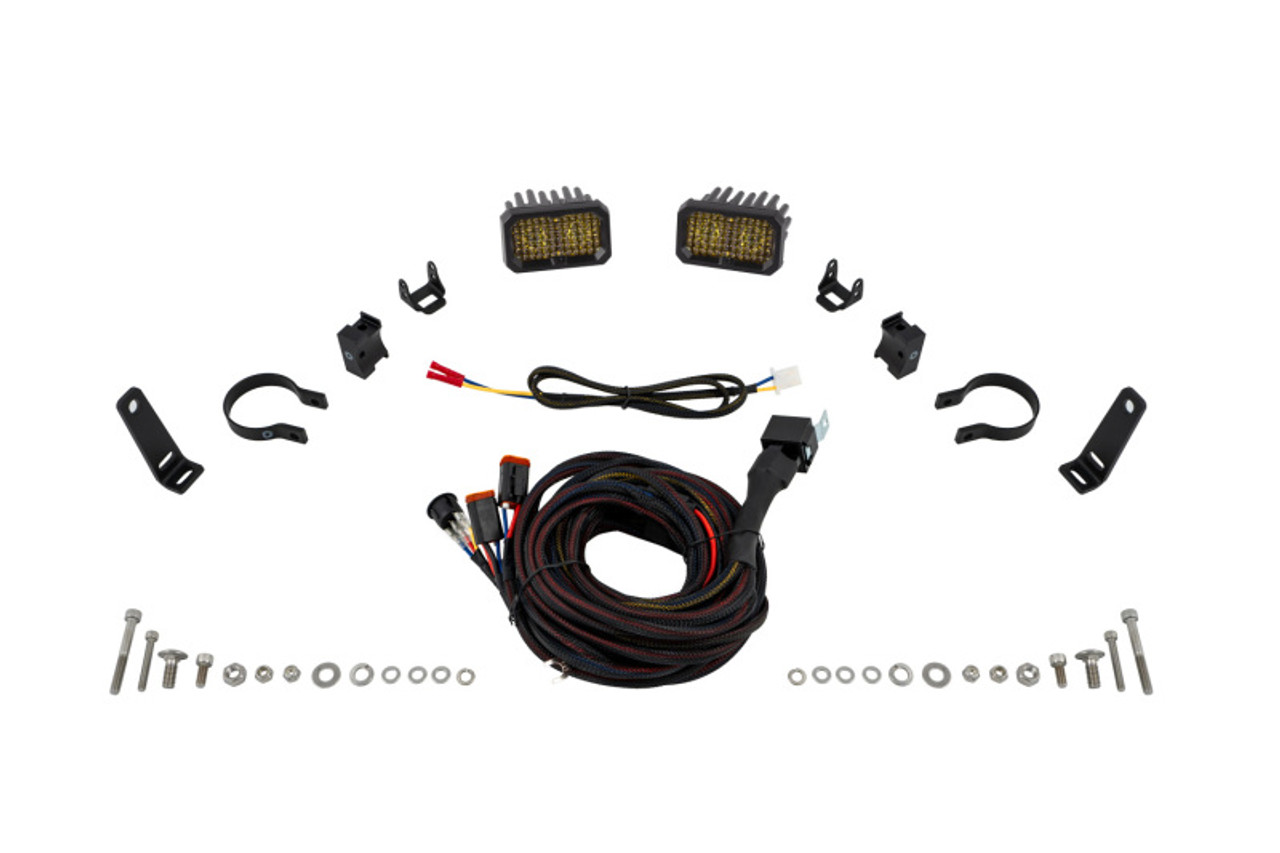 Diode Dynamics Stage Series 2 In Roll Bar Chase Light Kit SSC2 Pro - Yellow (Pair) - DD7670