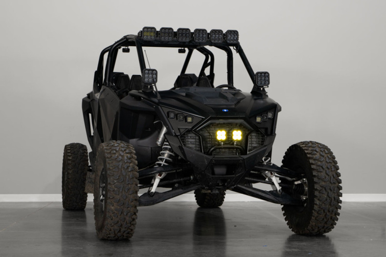 Diode Dynamics SS3 LED Bumper 1 1/4 In Roll Bar Kit Pro - White SAE Fog (Pair) - DD7693