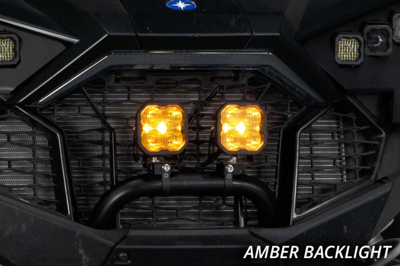 Diode Dynamics SS3 LED Bumper 2 In Roll Bar Kit Sport - Yellow Combo (Pair) - DD7713