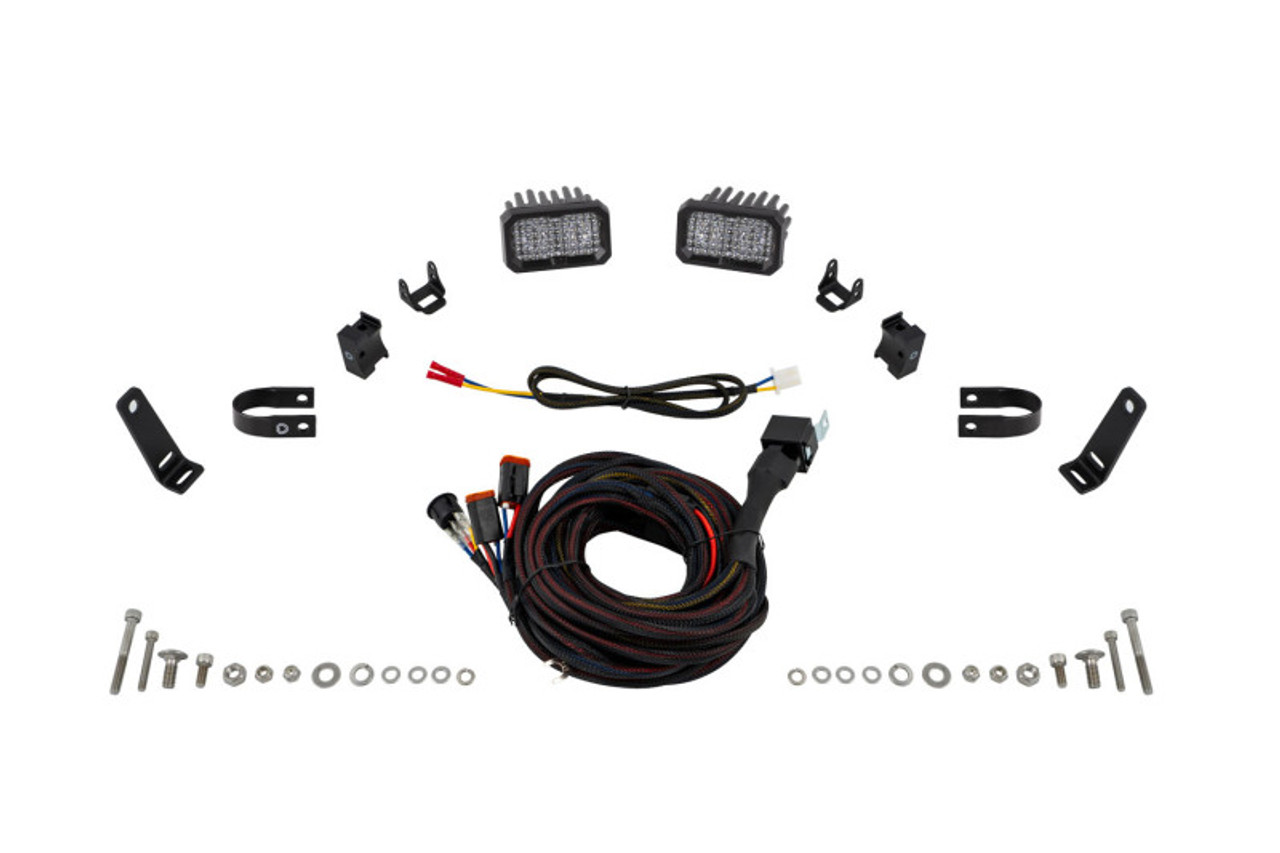 Diode Dynamics Stage Series 1 1/4 In Roll Bar Reverse Light Kit SSC2 Sport (Pair) - DD7726