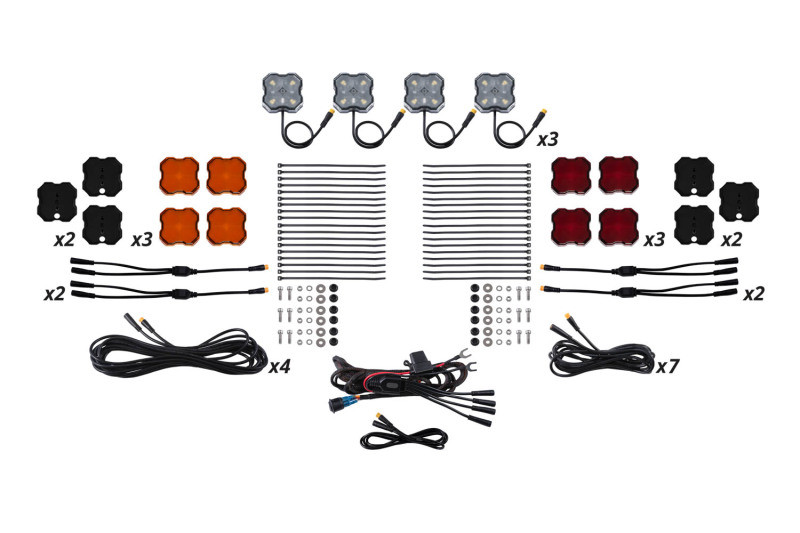 Diode Dynamics Single-Color Rock Light Installer Magnet Mount Kit (12-pack) - DD7747