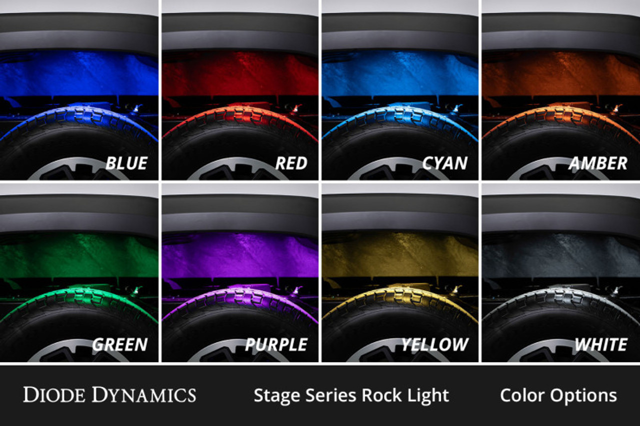 Diode Dynamics RGBW Rock Light Installer Kit (12-pack) - DD7748