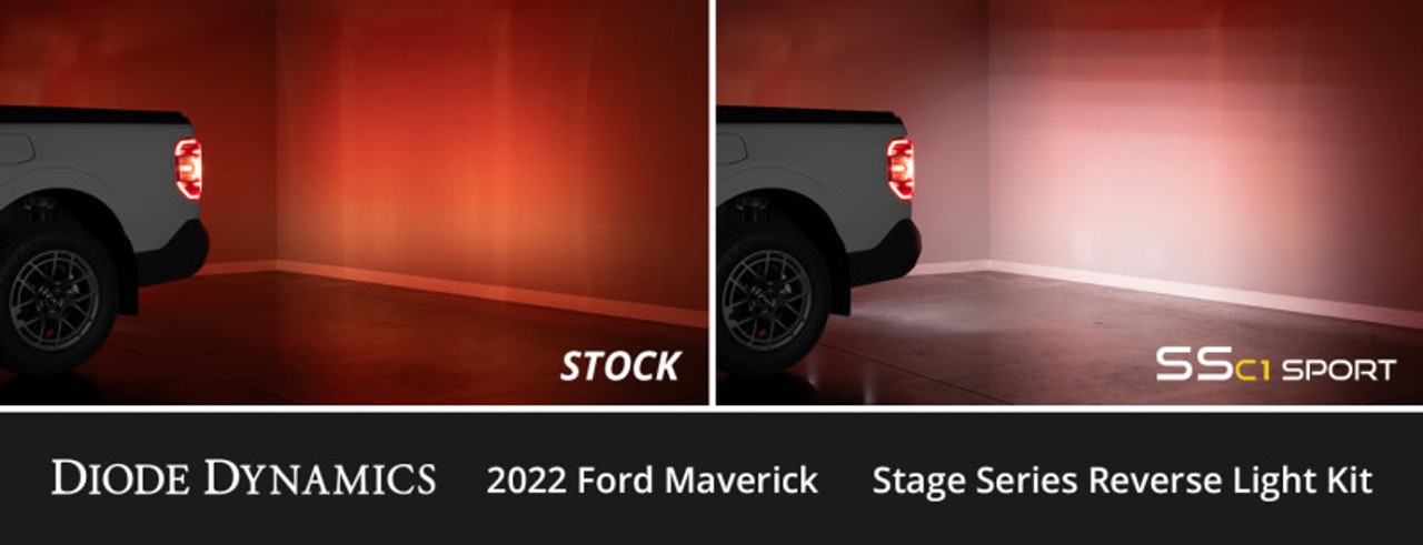 Diode Dynamics 2022+ Ford Maverick C1 Sport Stage Series Reverse Light Kit - DD7754