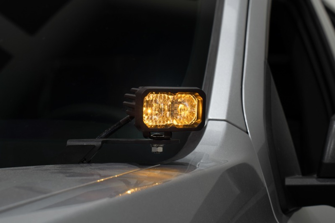 Diode Dynamics 2023+ Chevrolet Colorado Stage Series Ditch Light Kit C2 Sport Yellow Combo - DD7808
