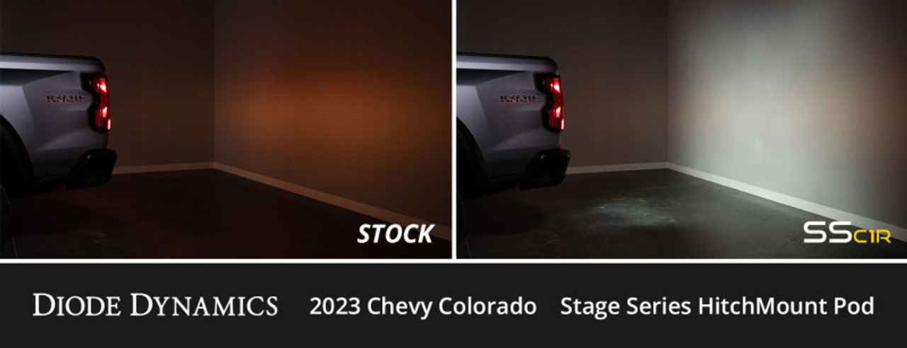 Diode Dynamics 23-24 Chevrolet Colorado HitchMount LED Pod Reverse Kit C1 - DD7833