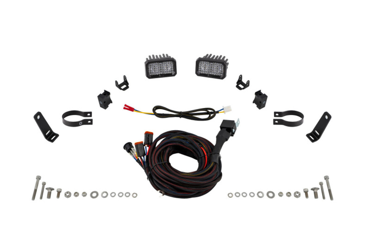 Diode Dynamics Stage Series 1.875 Inch Roll Bar Reverse Light Kit SSC2 Sport (Pair) - DD7873