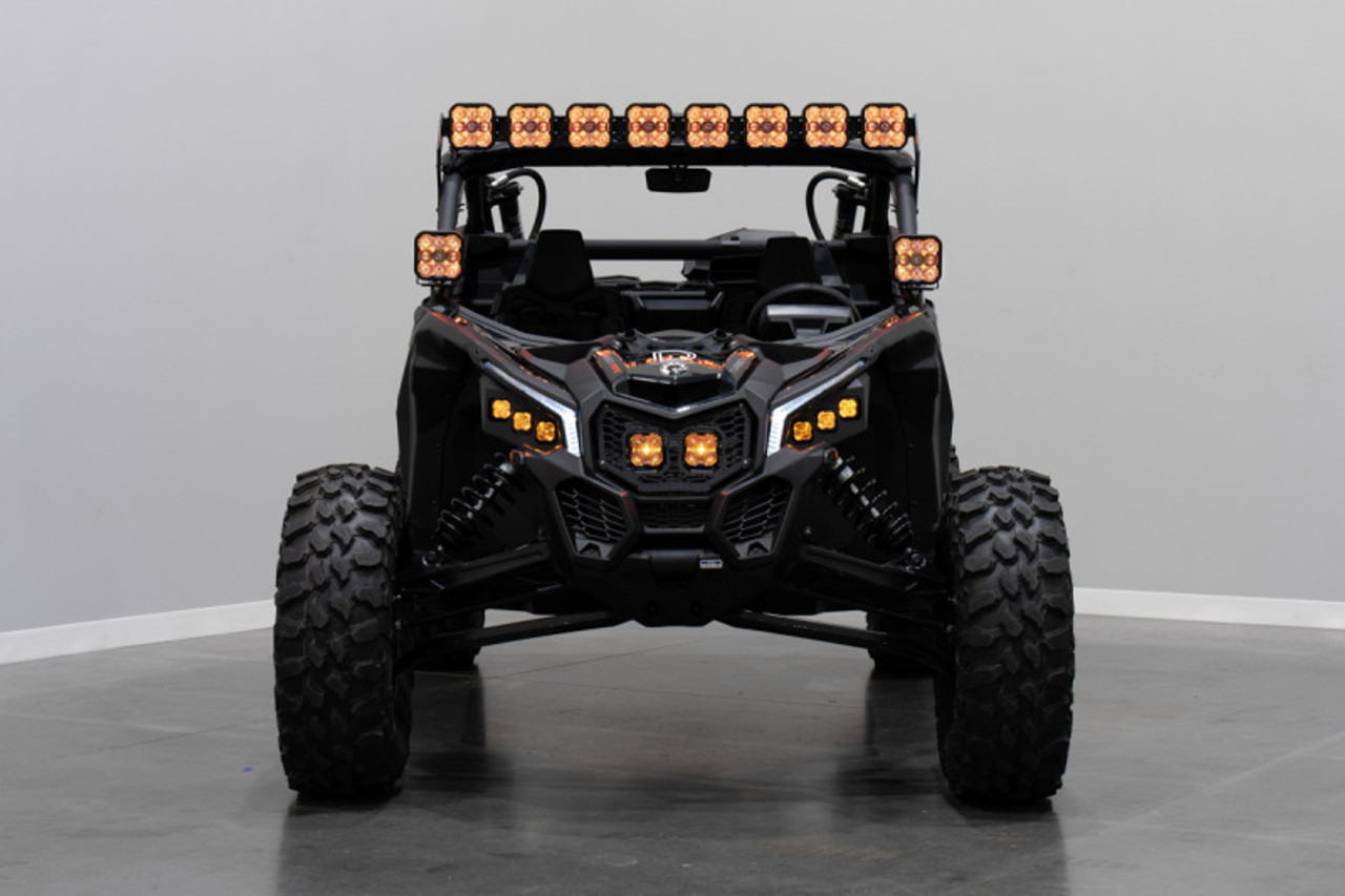Diode Dynamics 17-24 Can-Am Maverick X3 Stage Series LED Grille Kit - Sport White Fog - DD7880