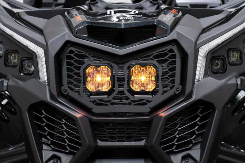 Diode Dynamics 17-24 Can-Am Maverick X3 Stage Series LED Grille Kit - Pro White Combo - DD7882