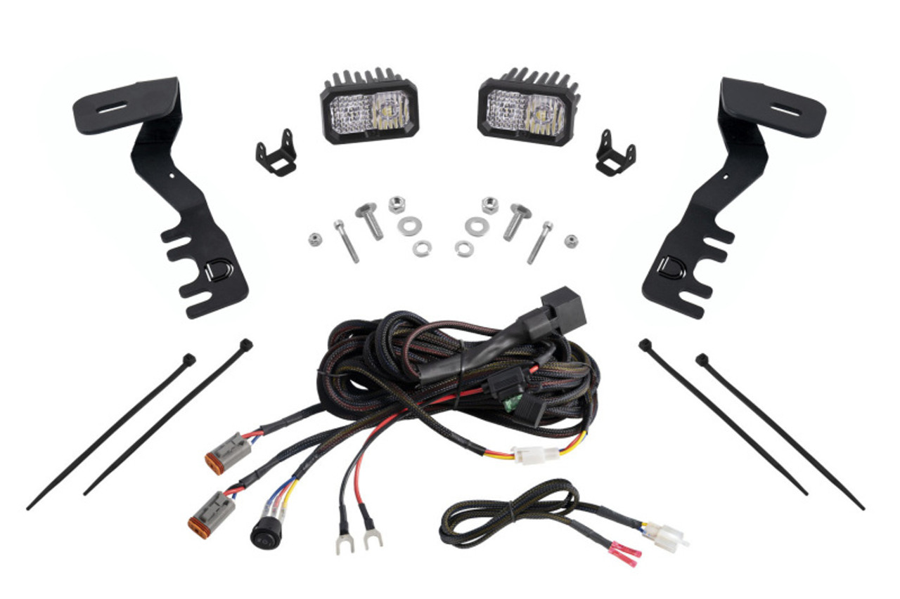 Diode Dynamics Stage Series 2in LED Ditch Light Kit for 2024+ Toyota Tacoma- Sport White Combo - DD7934