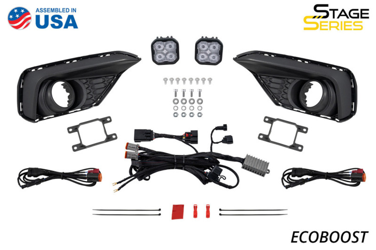 Diode Dynamics 2026 Ford Mustang GT SS3 Add-On Fog Lamp Kit White Sport - DD7970