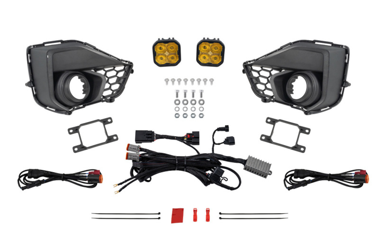 Diode Dynamics 2027 Ford Mustang GT SS3 Add-On Fog Lamp Kit Yellow Sport - DD7971