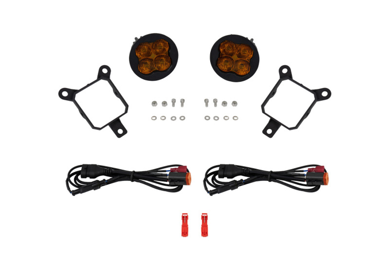Diode Dynamics 22-24 Subaru Forester/Crosstrek  SS3 Type Y Fog Light Bracket Kit - DD7993