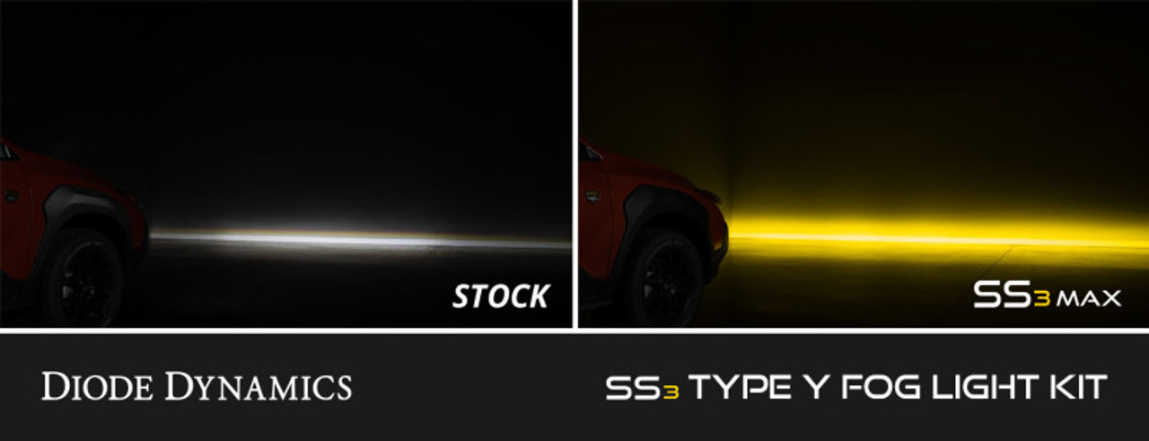 Diode Dynamics 22-24 Subaru Forester/Crosstrek  SS3 Type Y Fog Light Bracket Kit - DD7993