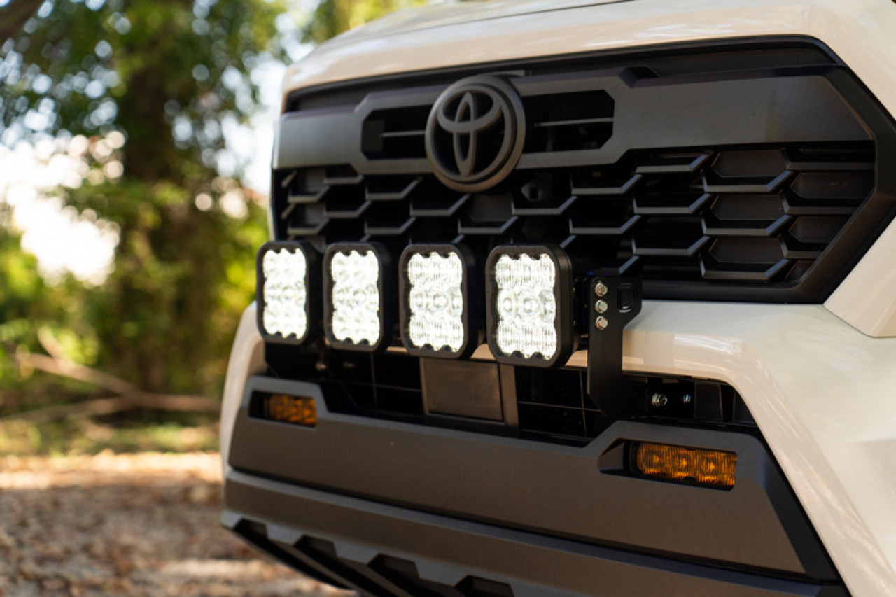 Diode Dynamics 2024 Toyota Tacoma SS5 Grille CrossLink Lightbar Kit - Pro Yellow Combo - DD8030