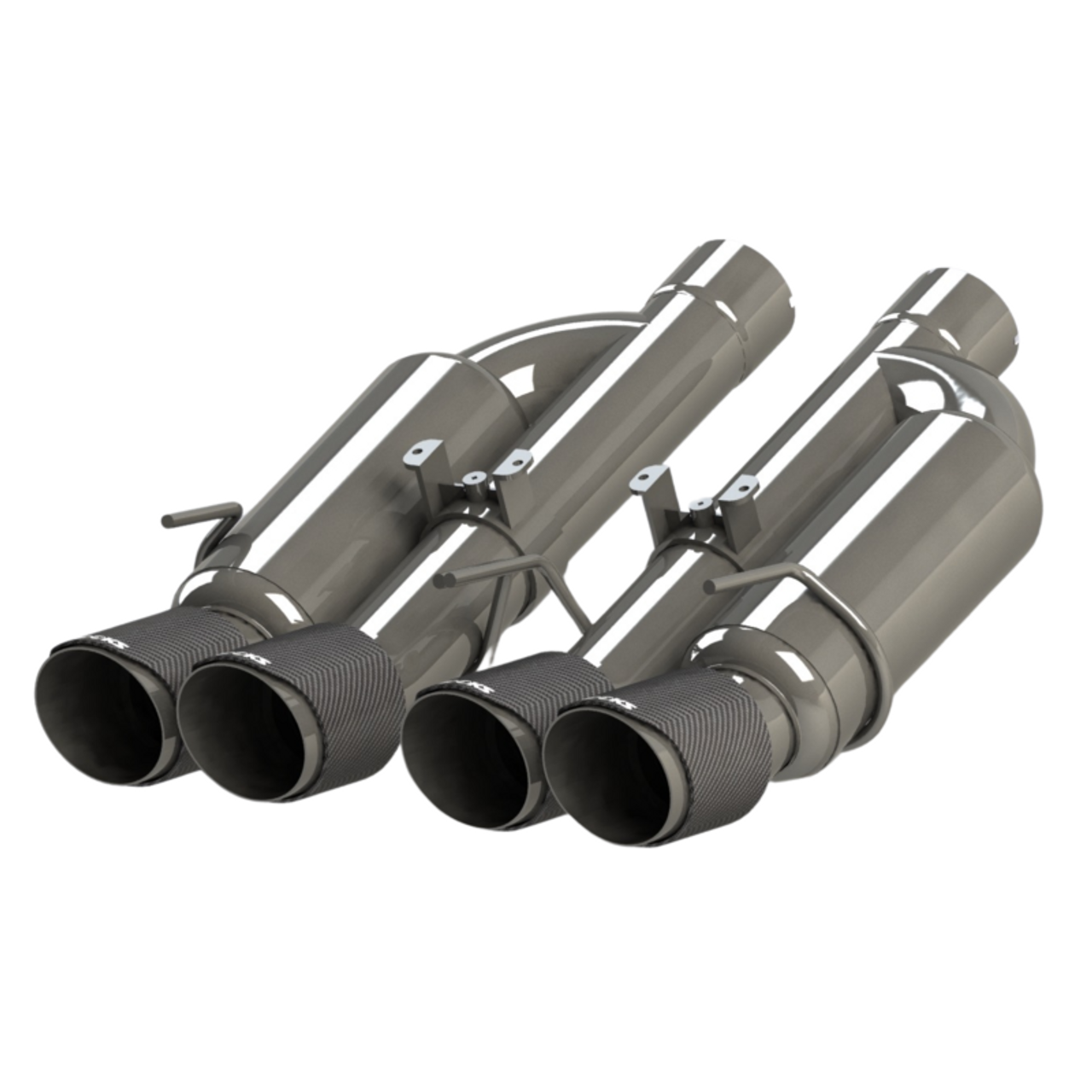 Kooks 3" Valved Axleback Shotgun Exhaust - 06-13 C6 Corvette Z06 / ZR1