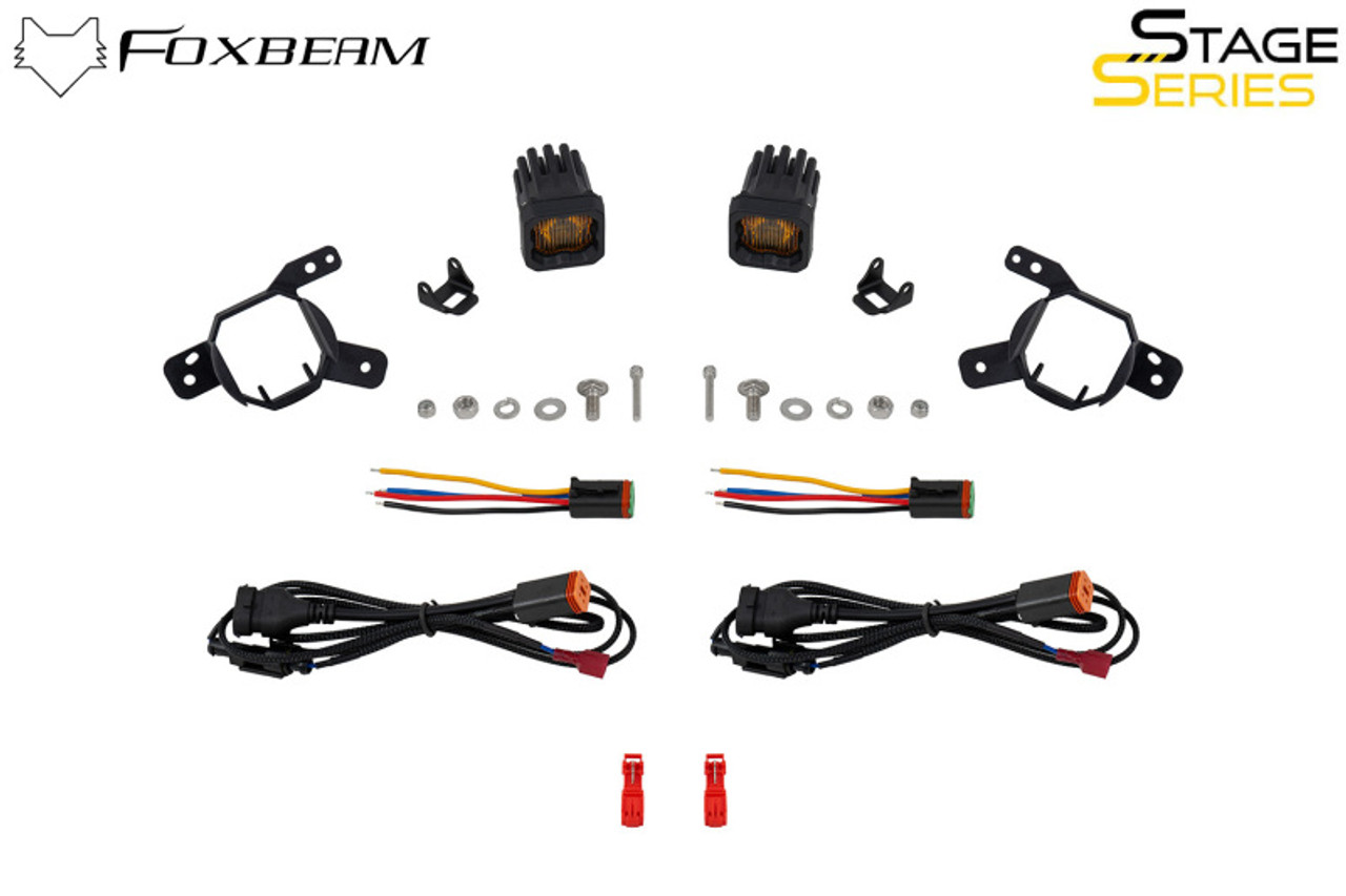 Diode Dynamics LED SSC1 Type G3M Fog Light Bracket Kit - White - DD8038