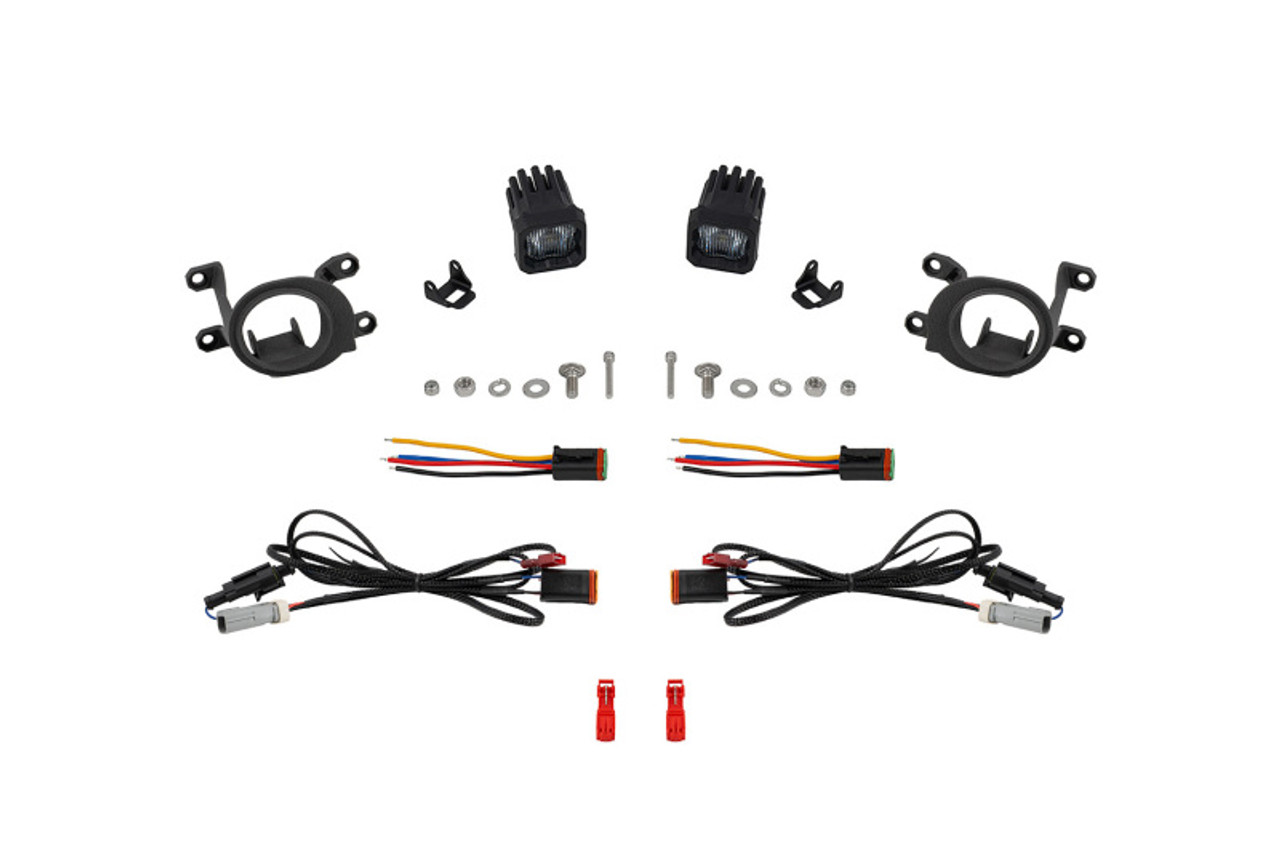 Diode Dynamics 23-24 Toyota GR Corolla SSC1 LED Fog Light Kit - White SAE Fog - DD8289