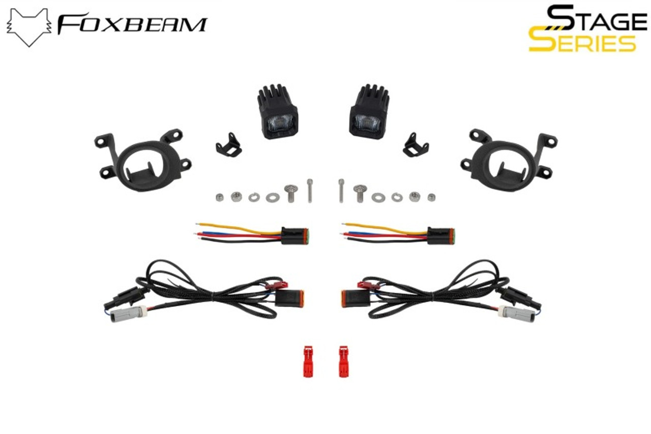 Diode Dynamics 23-24 Toyota GR Corolla SSC1 LED Fog Light Kit - White SAE Fog - DD8289