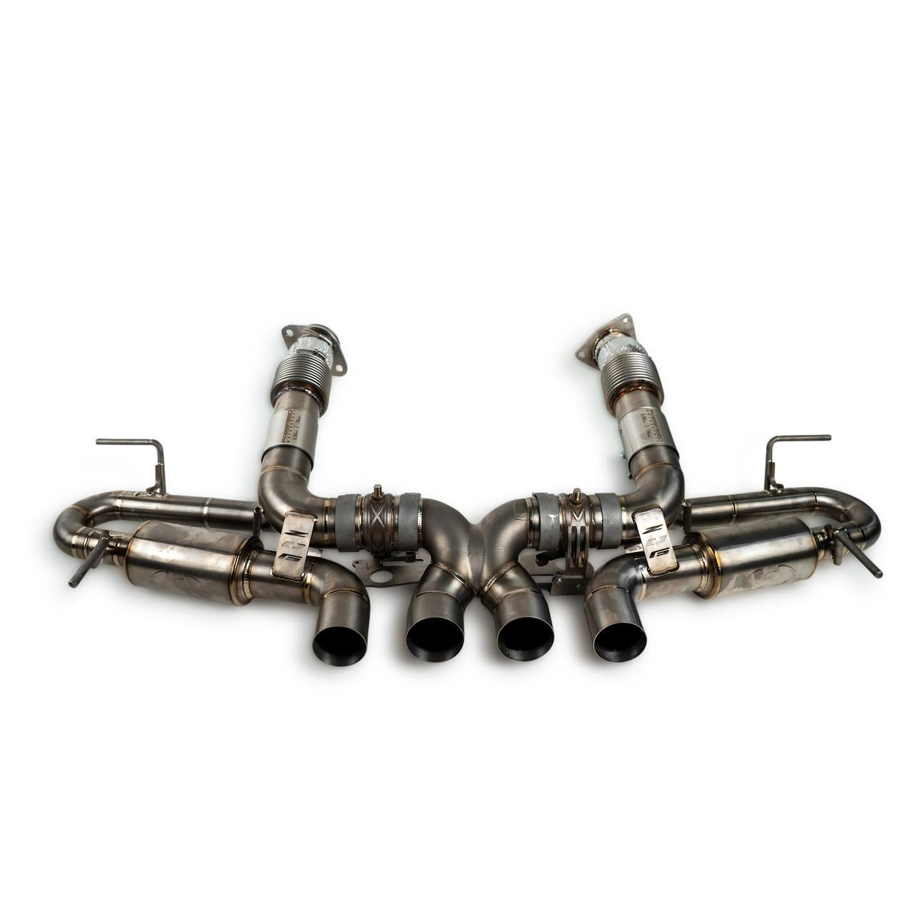 y.t︎✿ FabSpeed Titanium Valvetronic Cat-Back Exhaust System - OEM Tips
