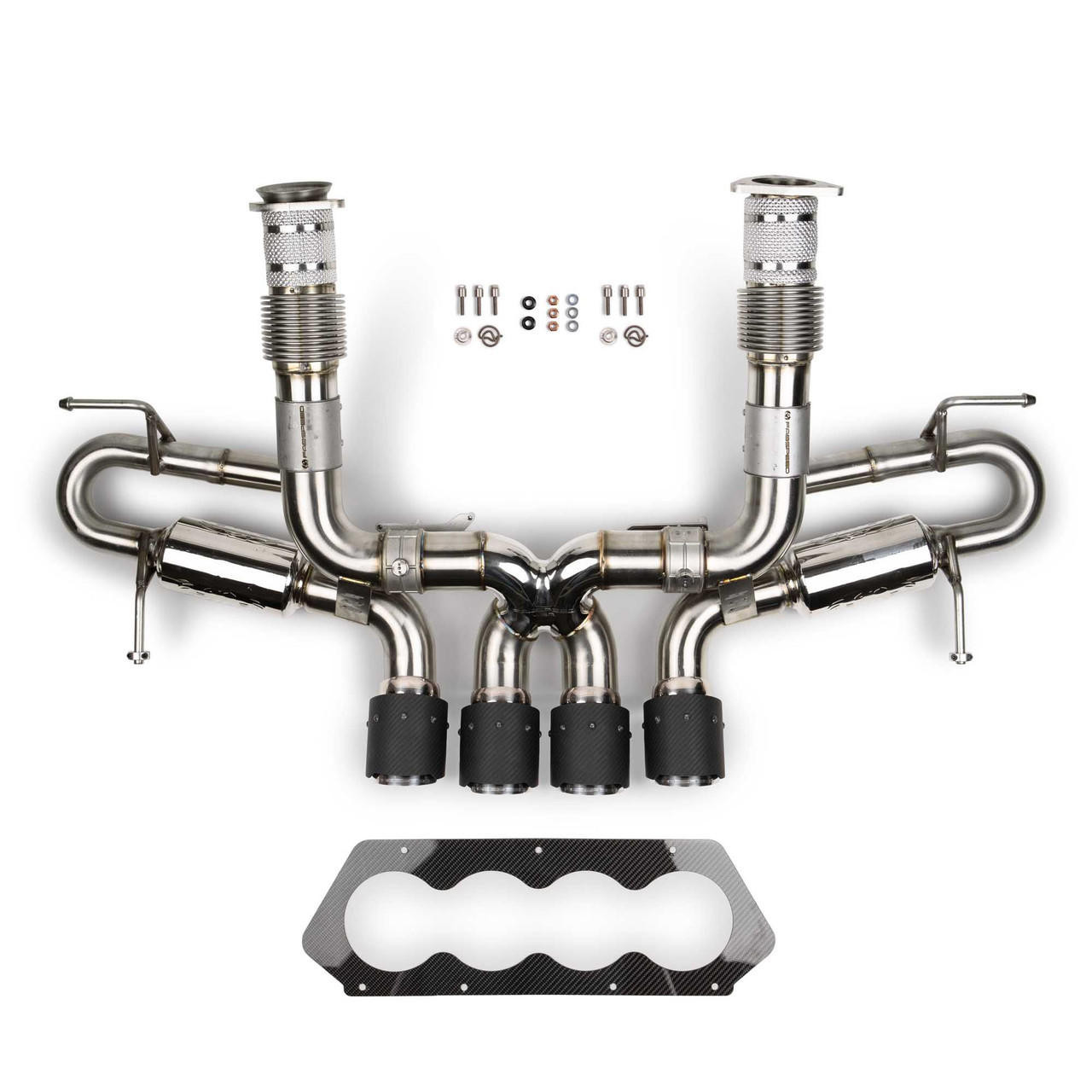 FabSpeed Valvetronic Cat-Back Exhaust System - CF Tips - C8 Corvette Z06 LT6