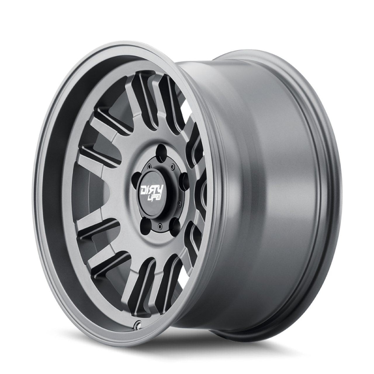 Dirty Life 9310 Canyon 17x9 / 5x127 BP / -38mm Offset / 71.5mm Hub Satin Graphite Wheel - 9310-7973MGT38