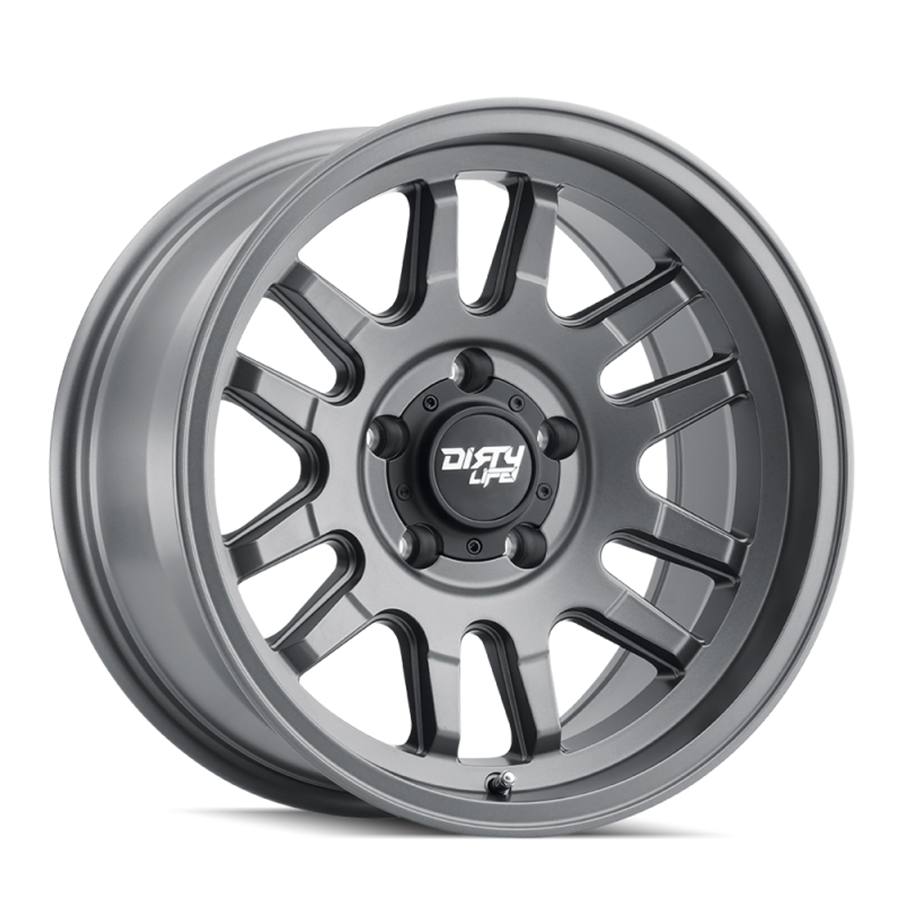 Dirty Life 9310 Canyon 17x9 / 5x127 BP / -38mm Offset / 71.5mm Hub Satin Graphite Wheel - 9310-7973MGT38