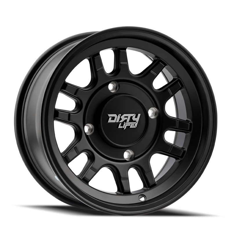 Dirty Life 9310s Canyon Sport SXS 14x7 / BLANK BP / 13mm Offset / 106.25mm Hub Matte Black Wheel - 9310S-4799MB Photo - Primary