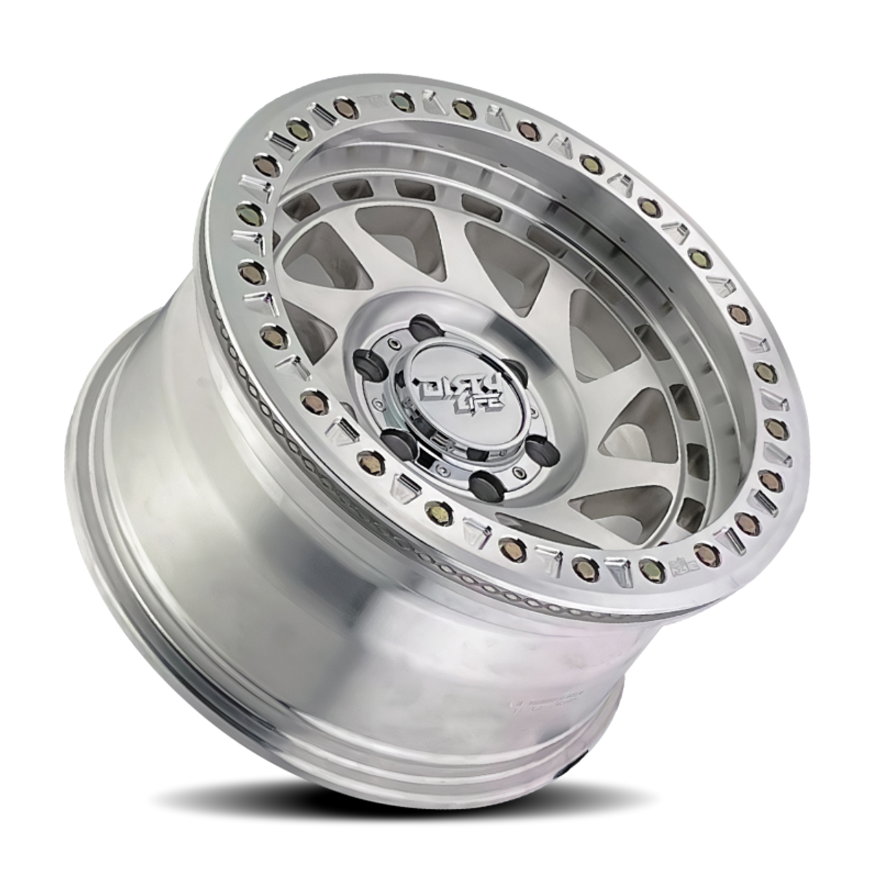 Dirty Life 9313 Enigma Race 17x9 / 6x135 BP / -12mm Offset / 87.1mm Hub Machined Wheel - 9313-7936M12