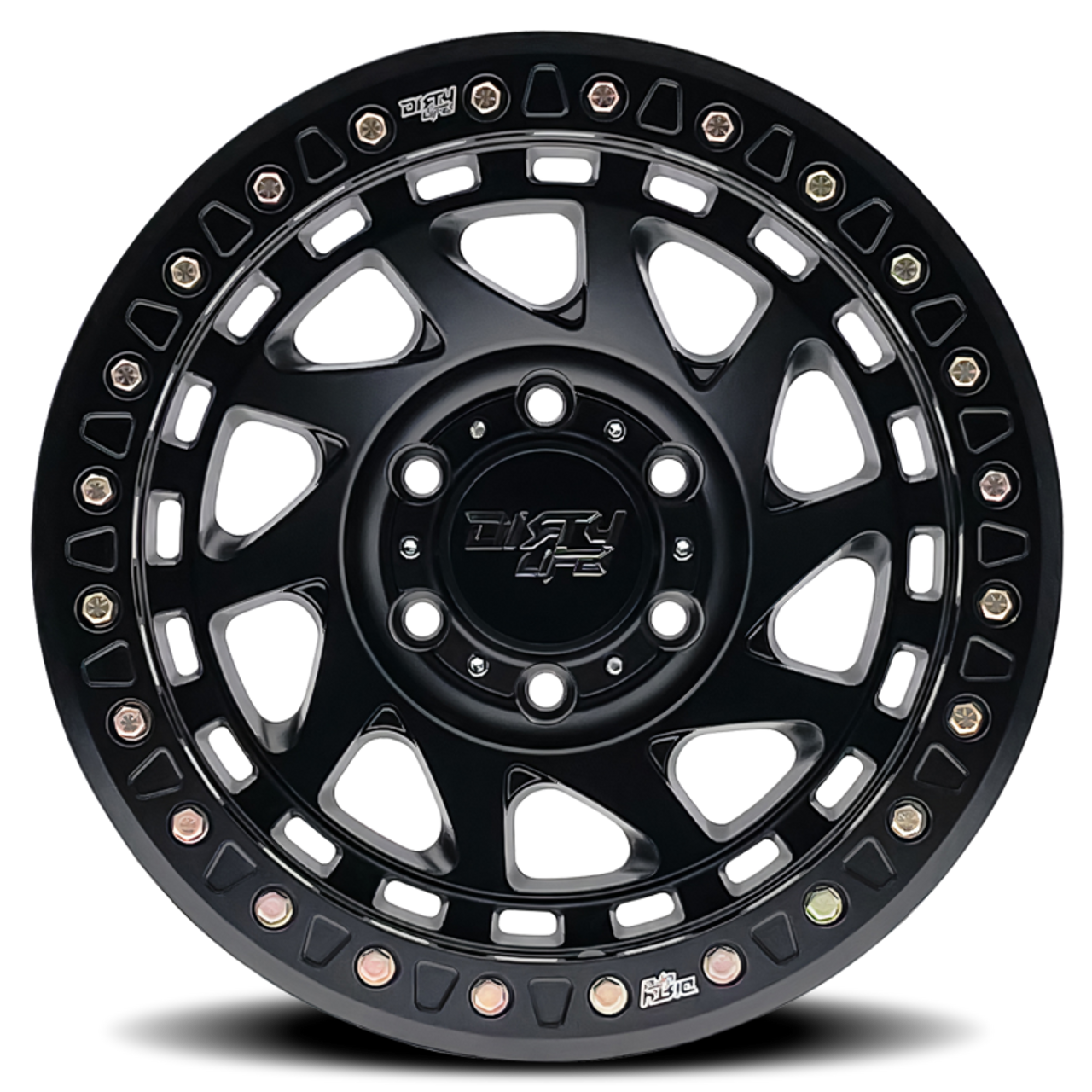 Dirty Life 9313 Enigma Race 17x9 / 5x127 BP / -38mm Offset / 78.1mm Hub Matte Black Wheel - 9313-7973MB38