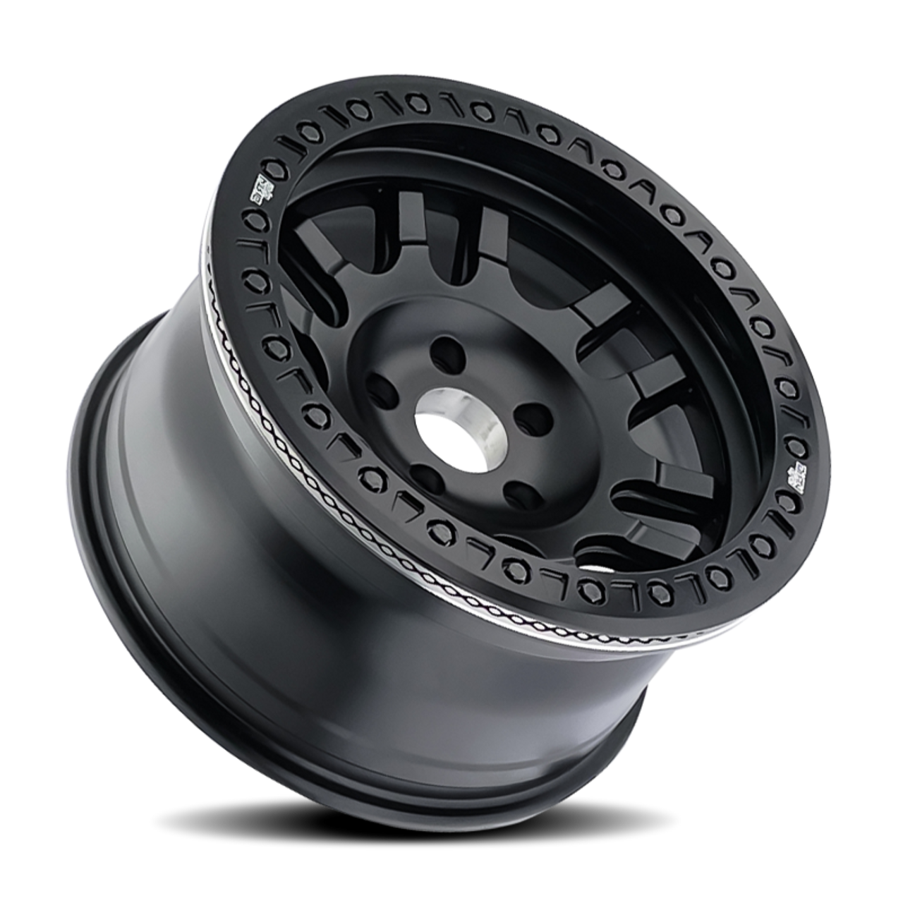 Dirty Life 9314 Canyon Race 17x9 / BLANK BP / -12mm Offset / 71.5mm Hub Matte Black Wheel - 9314-7999MB12