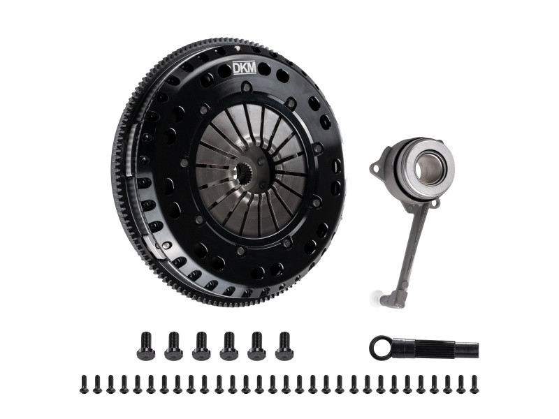 DKM Clutch 2.0 VW/Audi A3 FSI 6 Bolt Motor MS Twin Disc Clutch w/Steel Flywheel (660 ft/lbs Torque) - MS-034-062