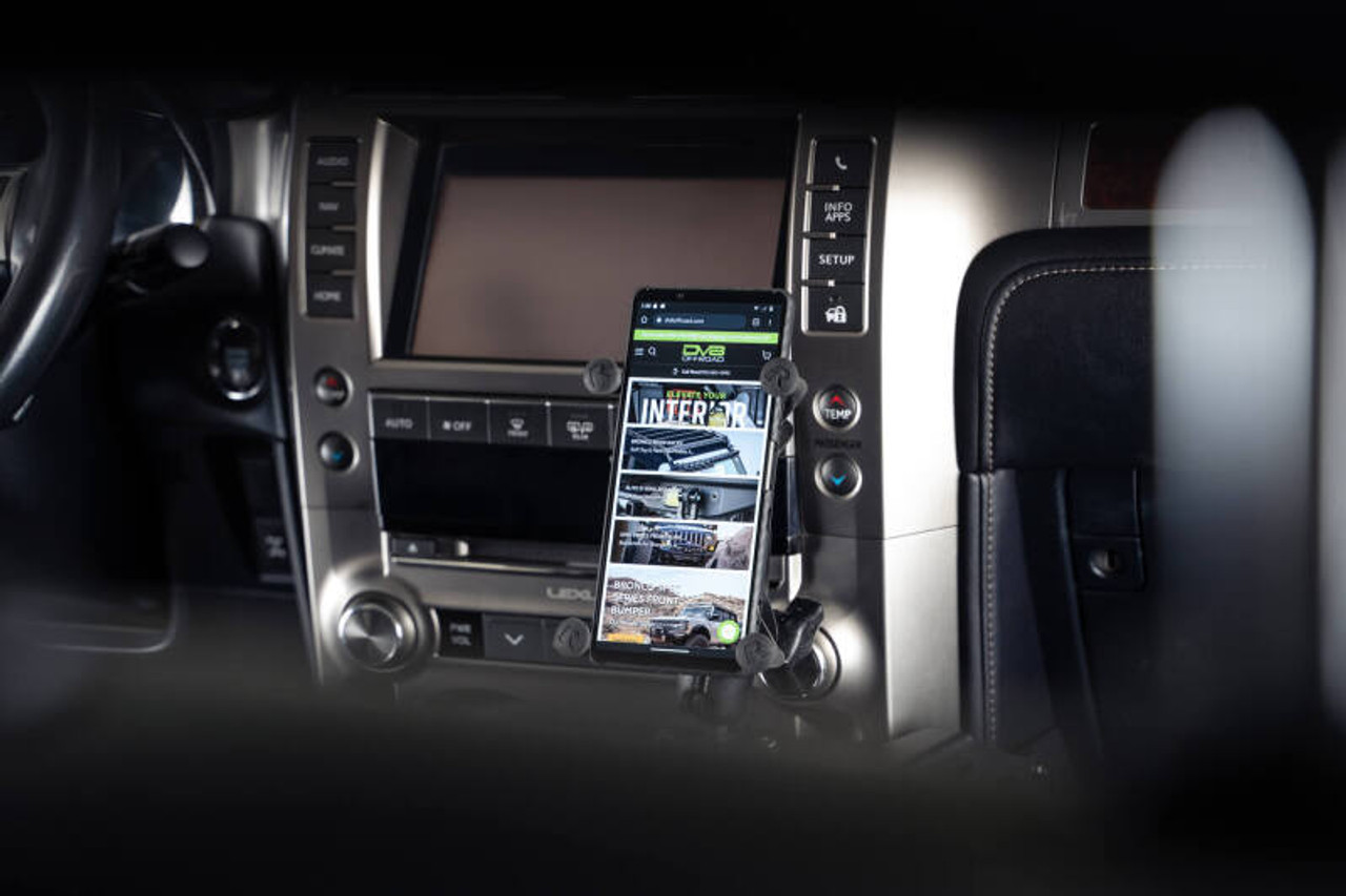 DV8 Offroad 2010 Lexus GX 460 Center Console Molle Panels & Digital Device Bridge - CCGX-02