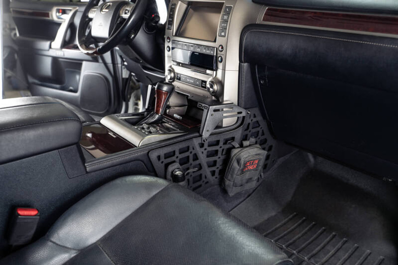 DV8 Offroad 2010 Lexus GX 460 Center Console Molle Panels & Digital Device Bridge - CCGX-02