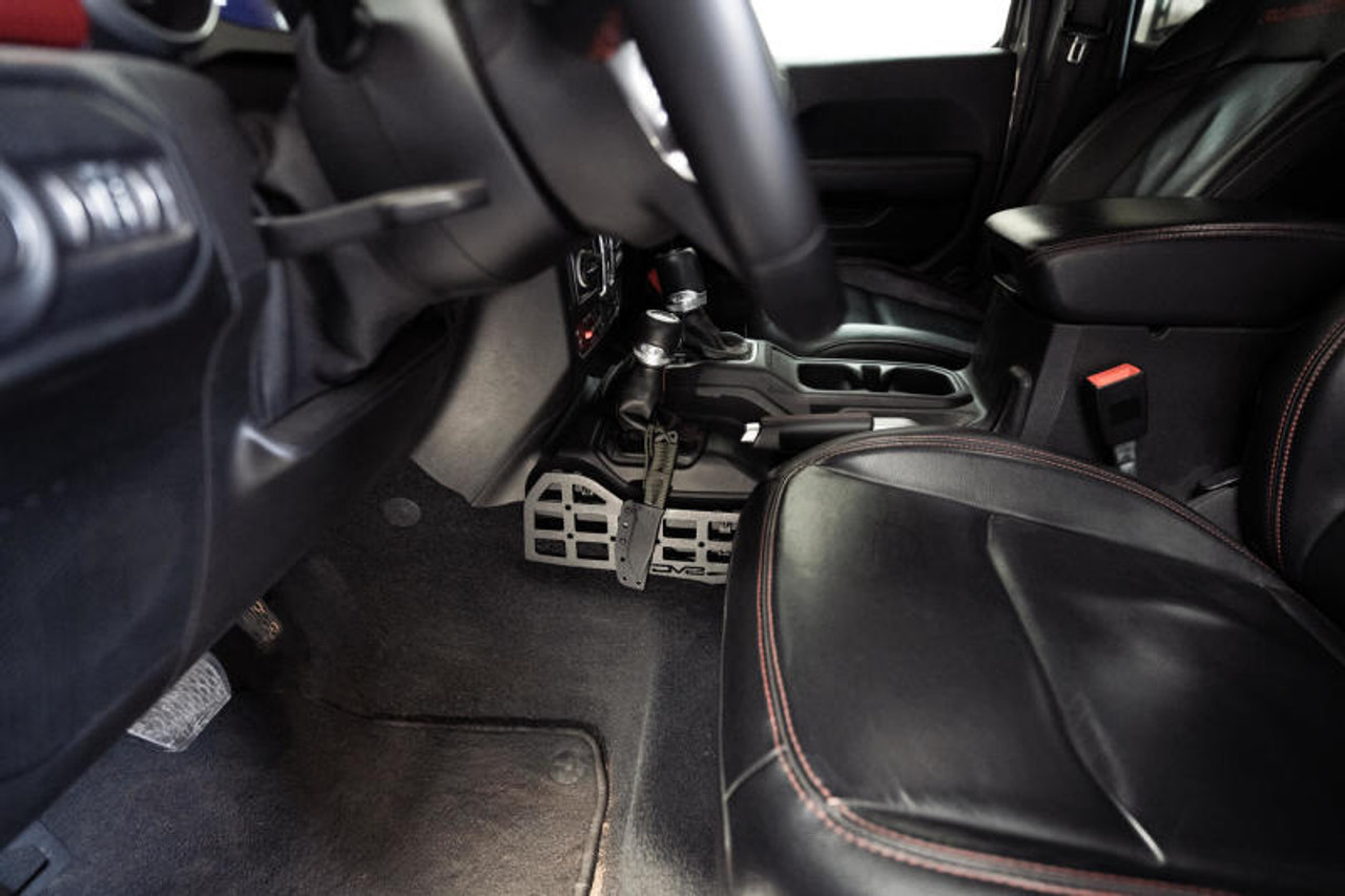 DV8 Offroad 18-23 Jeep Wrangler Center Console Molle Panels - CCJL-01