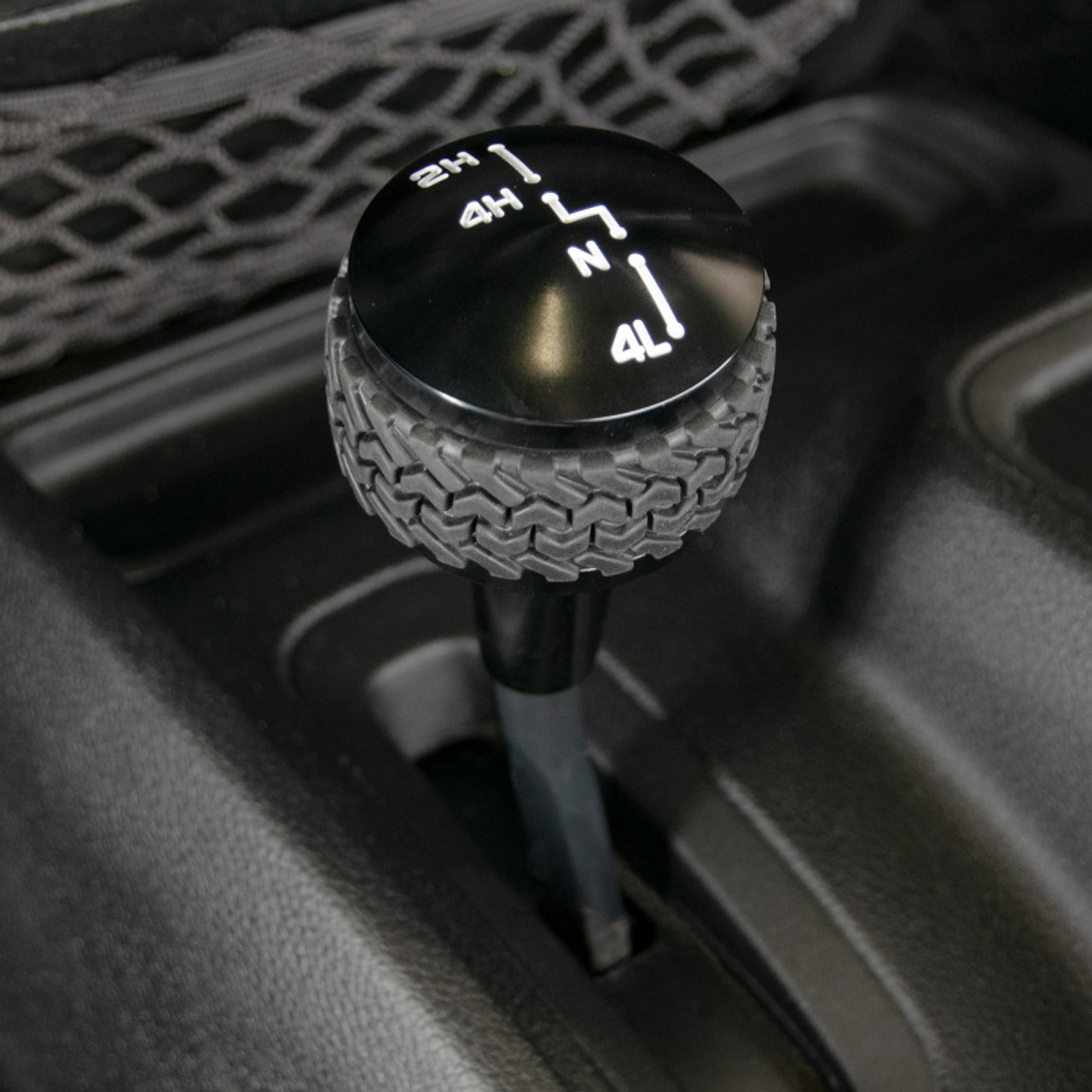 DV8 Offroad 2007-2018 Jeep JK 4WD Shift Knob Black Finish - D-JP-180011-BK