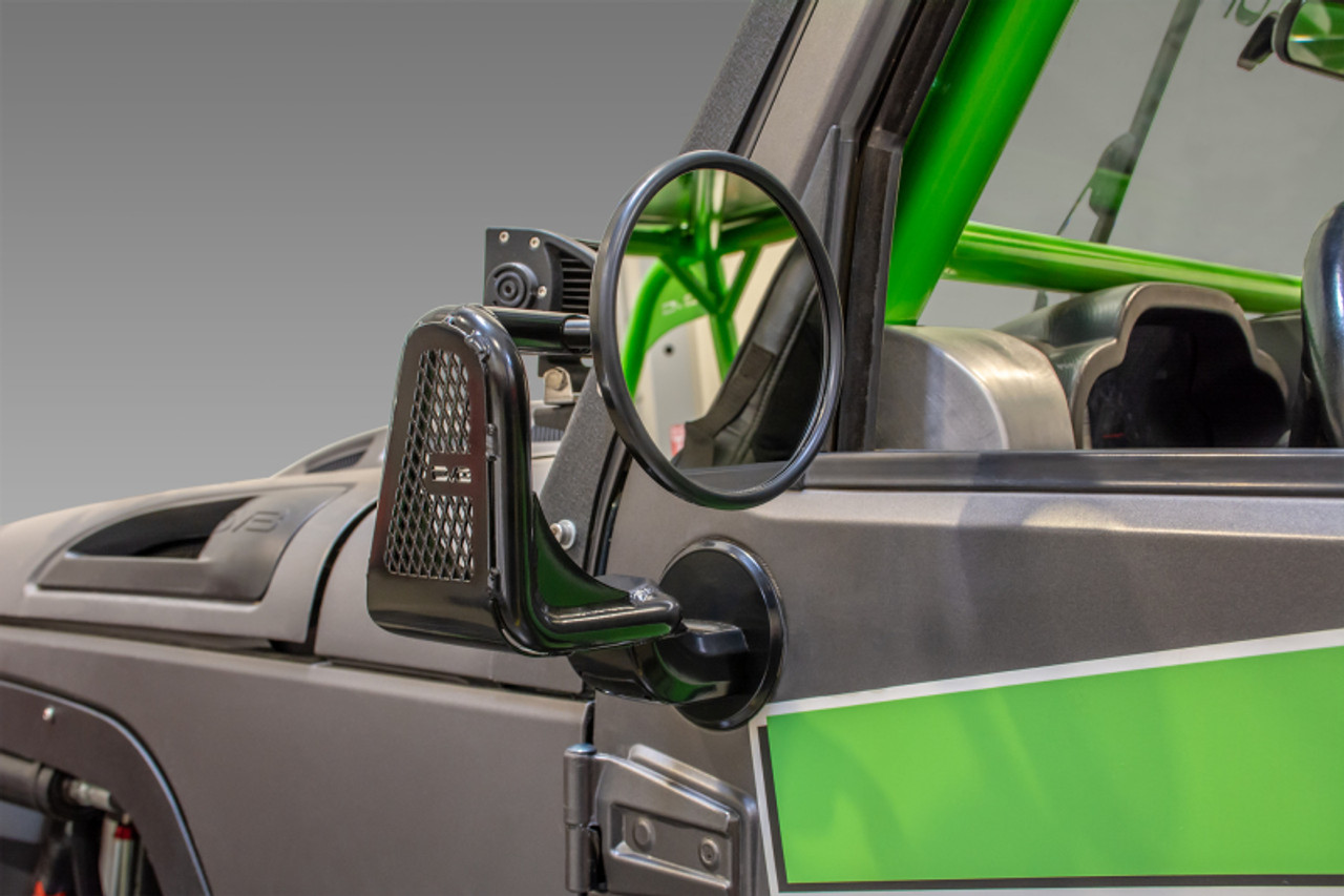 DV8 Offroad 07-18 Jeep Wrangler JK Tubular Trail Mirrors - D-JP-190050-B