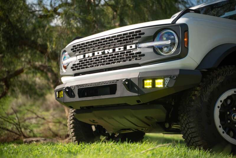 DV8 Offroad 2021+ Ford Bronco Front Bumper V2 - OE Plus Series (Works w/o ACC Relocation) - FBBR-06 Photo - out of package