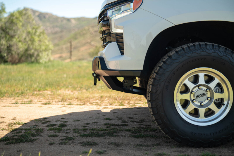 DV8 Offroad 2022+ Chevrolet Silverado 1500 Offroad Spec Series Front Bumper w/ Winch - FBCS1-08 Photo - out of package
