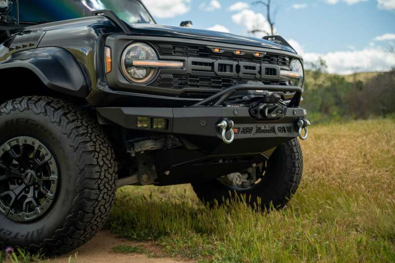 DV8 Offroad 2022+ Ford Bronco Raptor Spec Series Winch Front Bumper - FBFR-01 Photo - out of package