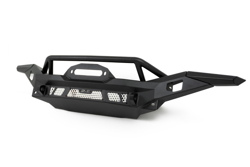 DV8 Offroad 07-18 Jeep Wrangler JK / 18-23 Wrangler JL / 20-23 Gladiator JT MTO Series Front Bumper - FBJL-12