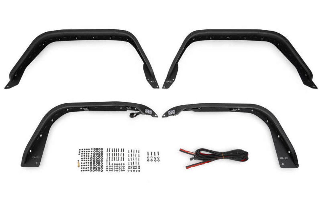 DV8 Offroad 20-23 Jeep Gladiator JT Slim Fender Flares - FDGL-07