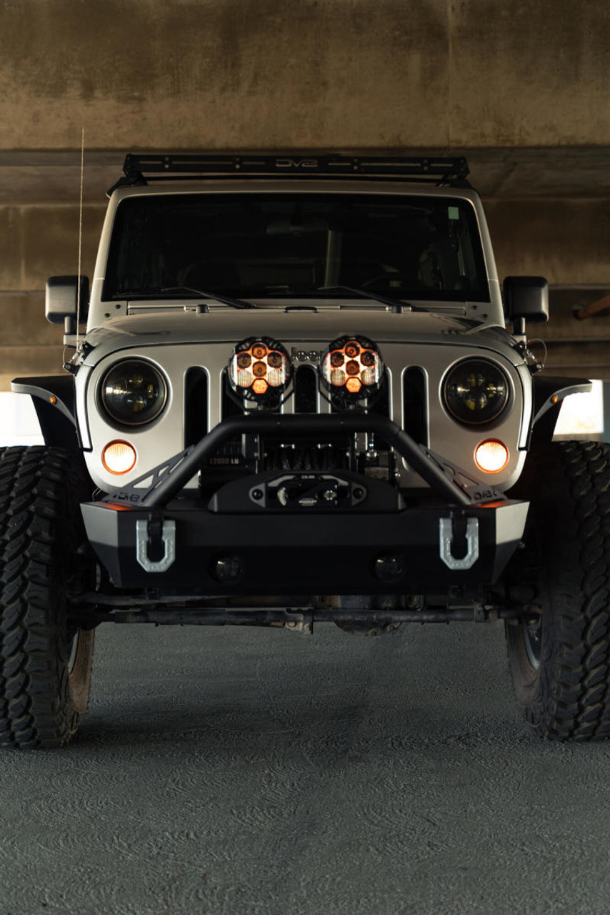 DV8 Offroad 07-18 Jeep Wrangler JK Slim Fender Flares - FDJK-07